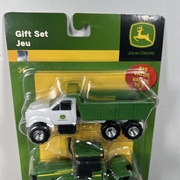 NEW John Deere 4 Vehicle Gift Set Dump Truck Tractor Loader /2010 - Picture 2 of 11